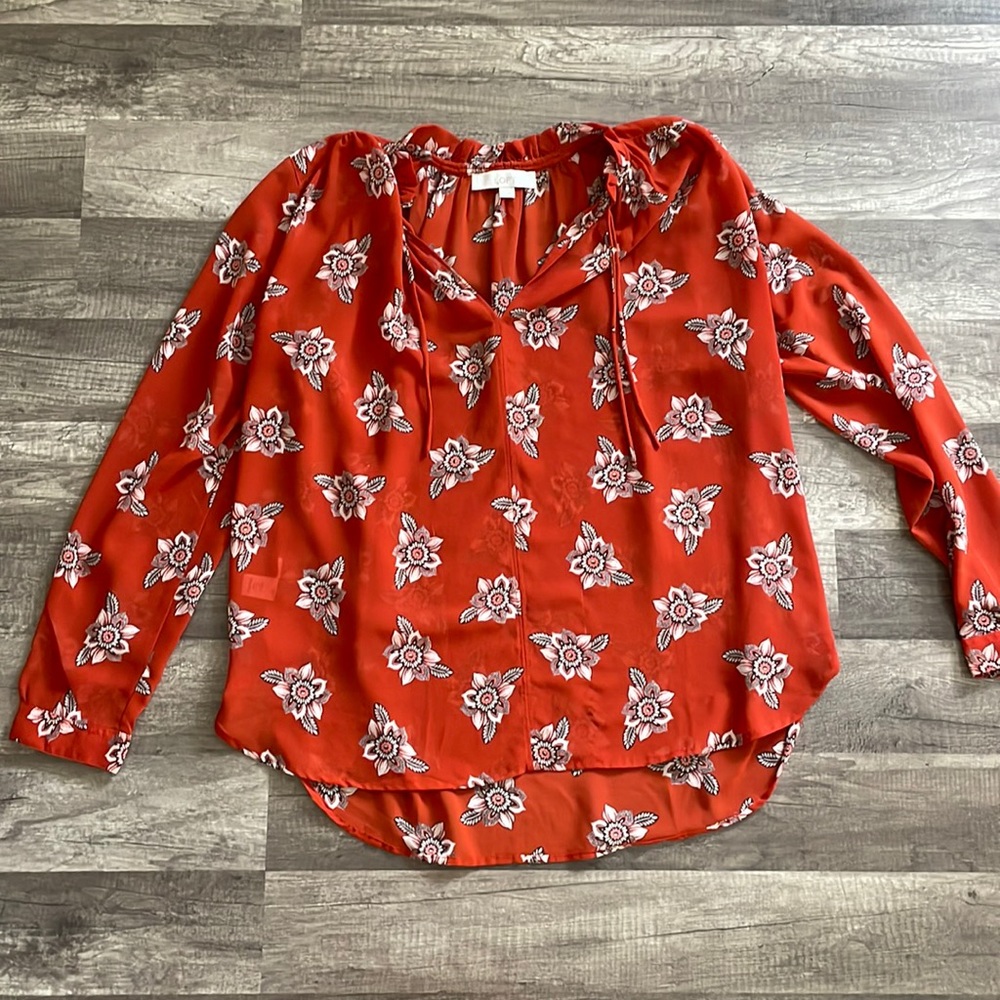Flowy loft dress shirt/ see through/ new material